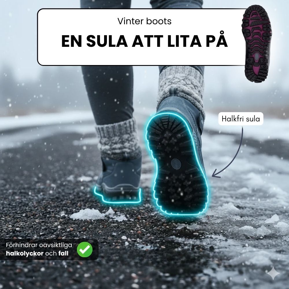 Vinter Boots - Halkfri sula