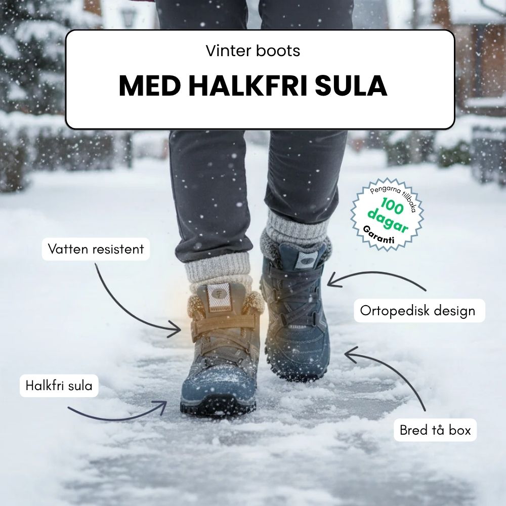 Vinter Boots - Halkfri sula