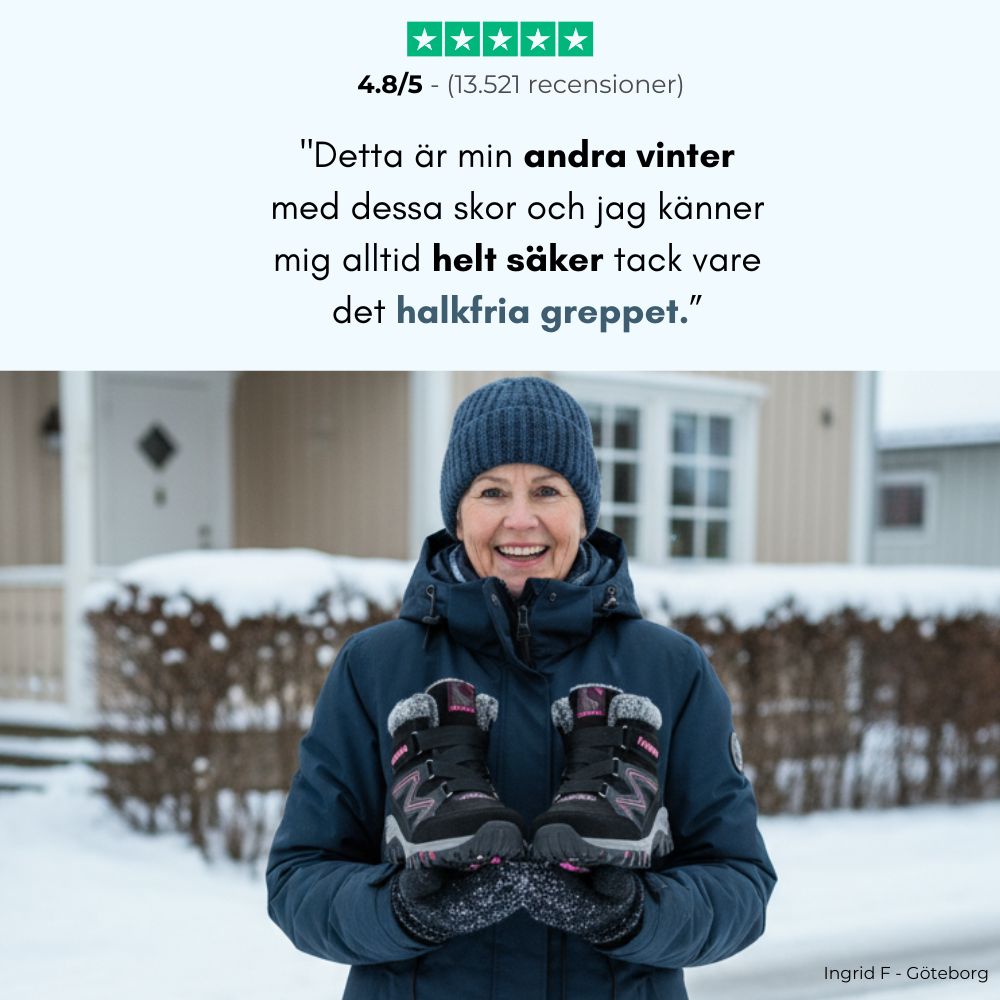 Vinter Boots - Halkfri sula